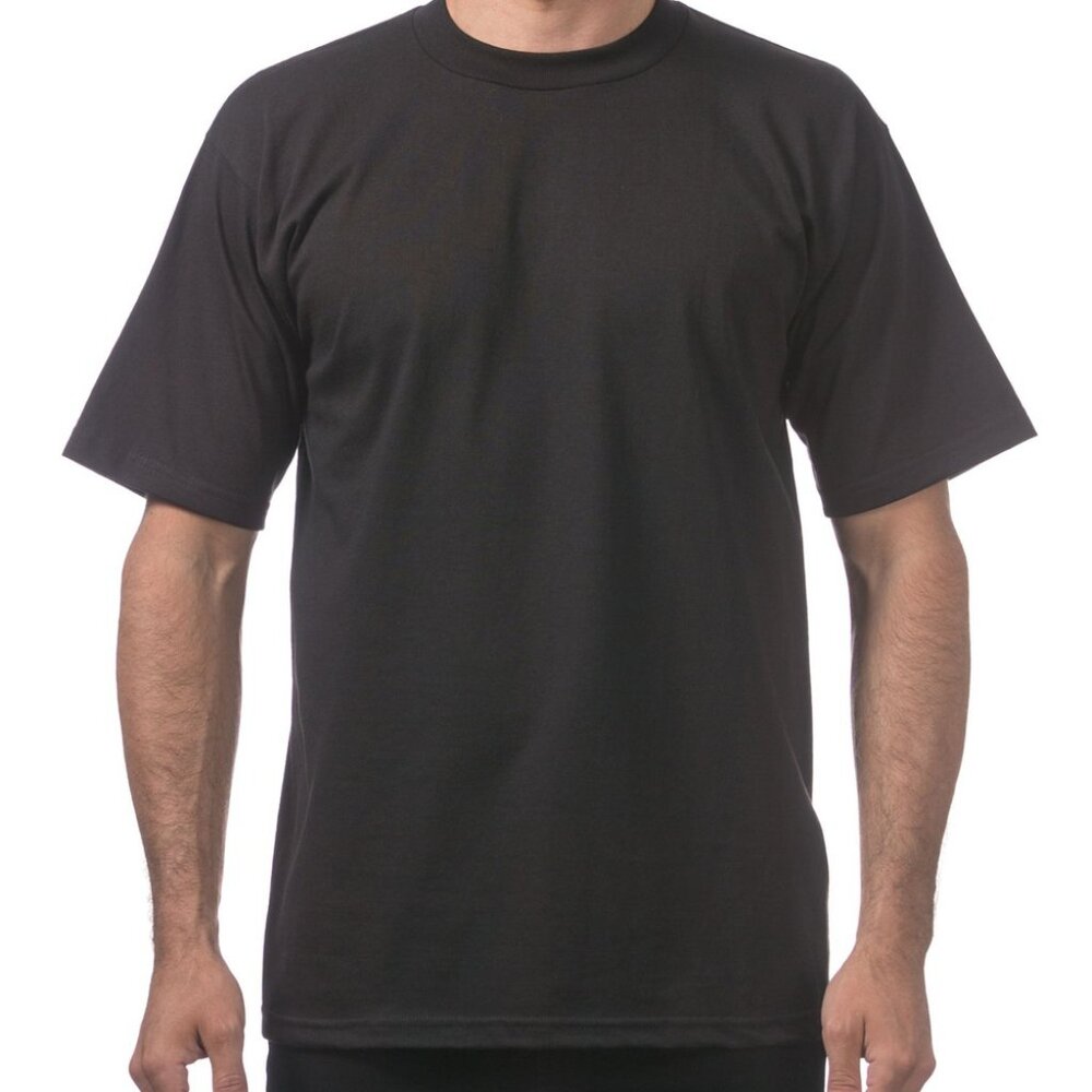 Pro Club Men's Heavyweight Cotton Short Sleeve Crew Neck T-Shirt